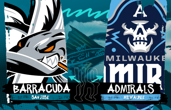 More Info for San Jose Barracuda vs. Milwaukee Admirals 