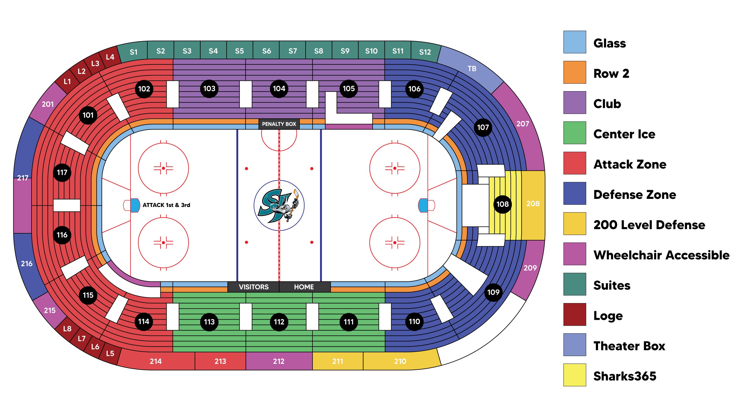 Seating Charts Tech CU Arena