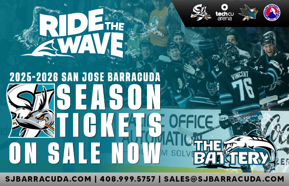 More Info for 2025-26 San Jose Barracuda Season Tickets on Sale Now!